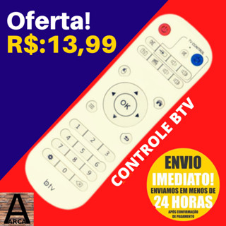 Controle Remoto para receptores BTV Controle