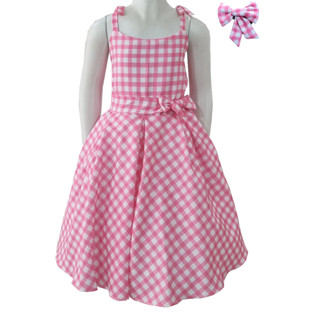 Vestido Rosa Barbie Infantil