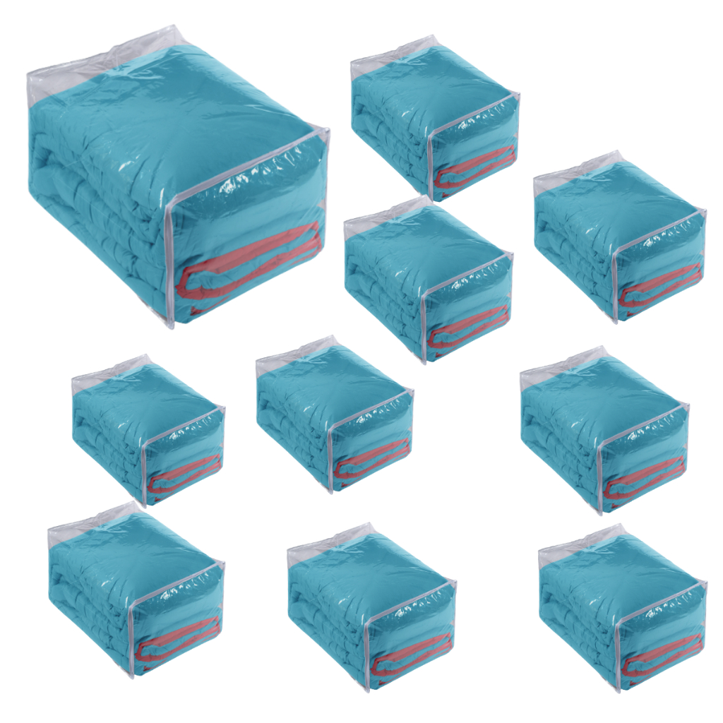 Kit 10 Saco Embalagem Para Edredom Casal  Queen