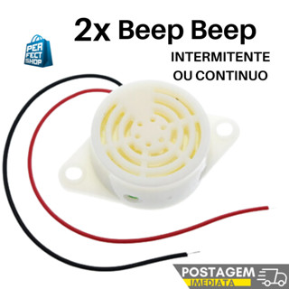 2x Buzzer 12v Alarme De Alto Decibel 95db Continuo Ou Intermitente 95DB 3-24V 12V Bip Arduino