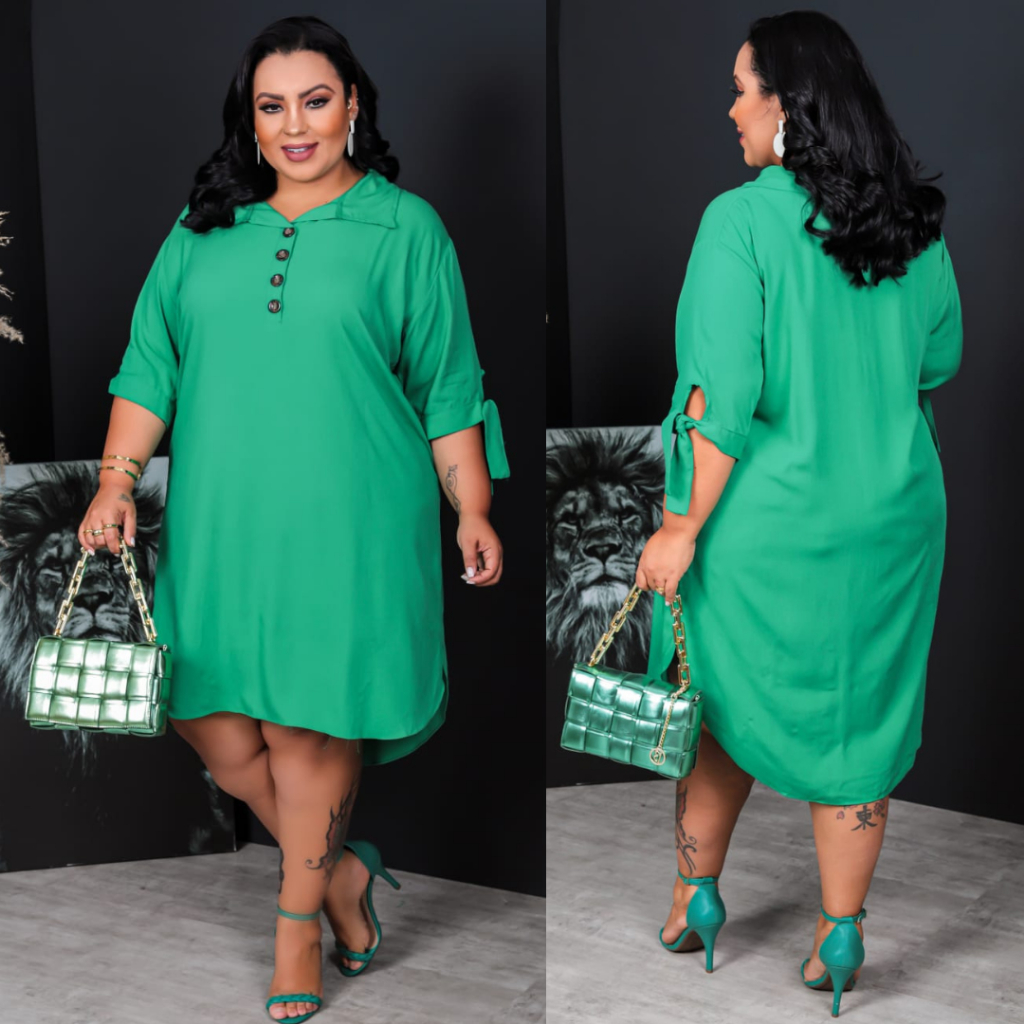 Chemise Vestido Feminino Camisão Chamise Plus Size Luxo