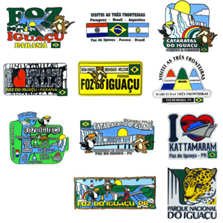 Imãs de Geladeira Foz do Iguaçú Brasil Decorativos Emborrachados em Oferta na Shopee