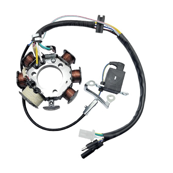 Estator com Bobina de Pulso Honda Cg 125 Titan 2000 2001 / XLR 125 2000 - 1° Linha