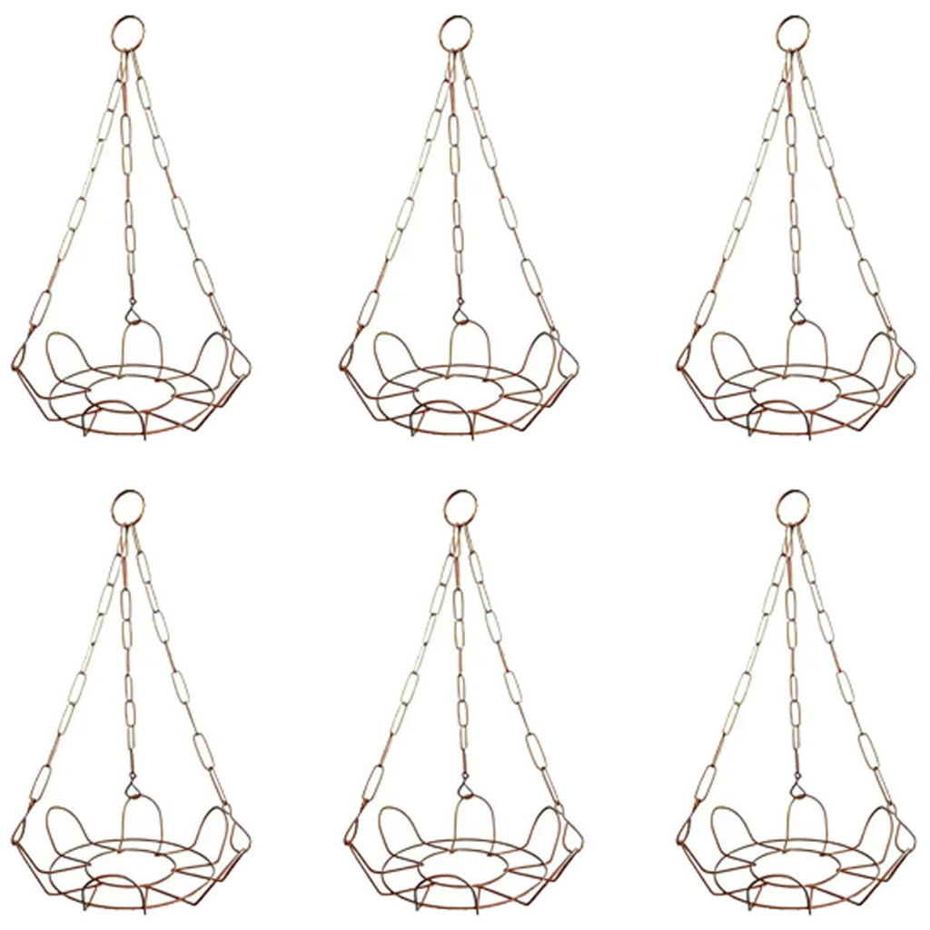 Kit 6 Suportes corrente suspensa Margarida N1 ou N2 decoração, segurança e beleza para suas plantas em Oferta na Shopee