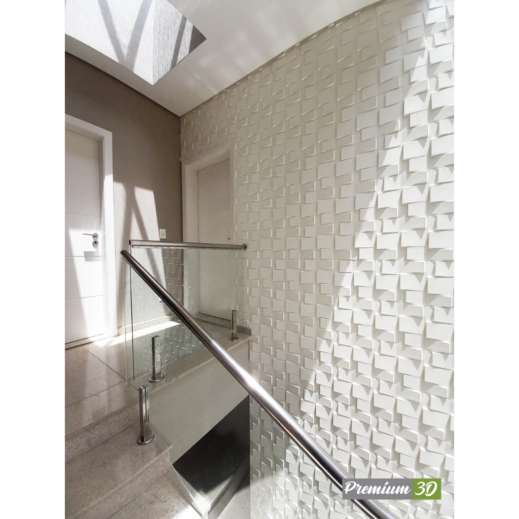 Kit 10 Peças Revestimento 3D com Cartela de Dupla-Face | Piazze 30x30cm em Oferta na Shopee