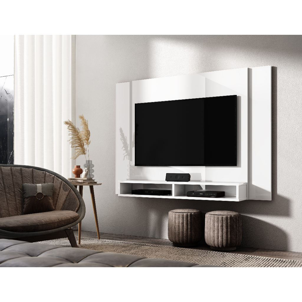 Painel Tokyo Sala De Estar Pequeno C/ Espaço P/ Tv De 43 Pol