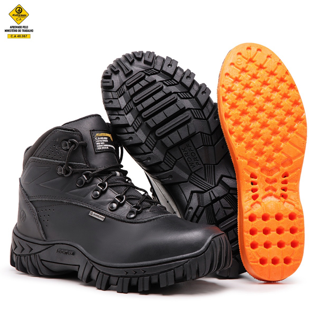 Bota Masculino Ortopédica Com Ca Biqueira PVC PARA TRABALHO em Oferta na Shopee