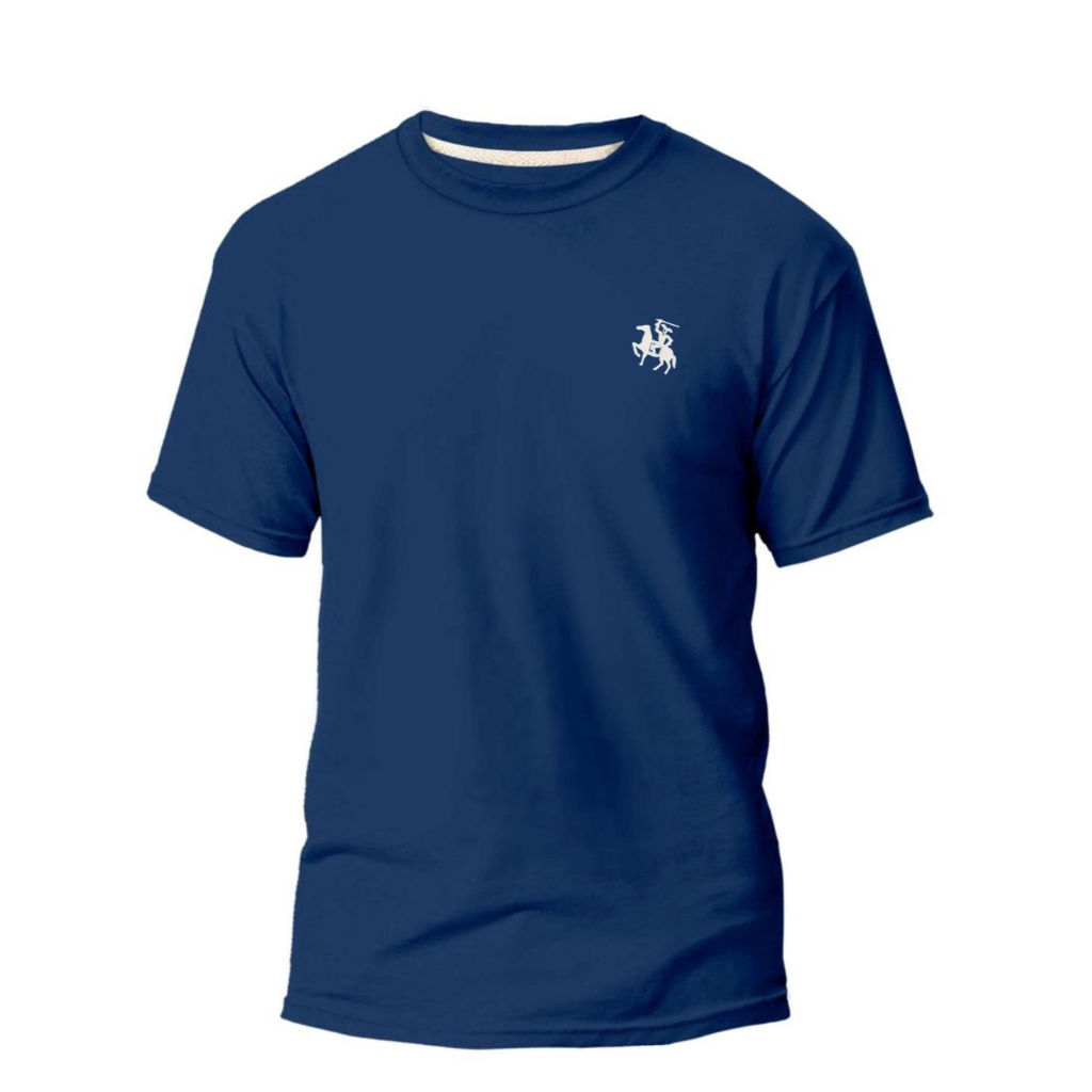 Camiseta Camisa Masculina Guarnição cavalo Algodão Malha 30.1 em Oferta na Shopee