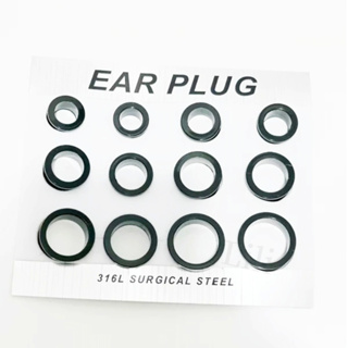 Alargador de orelha plástico acrílico unissex 14mm ao 24mm em Oferta na Shopee