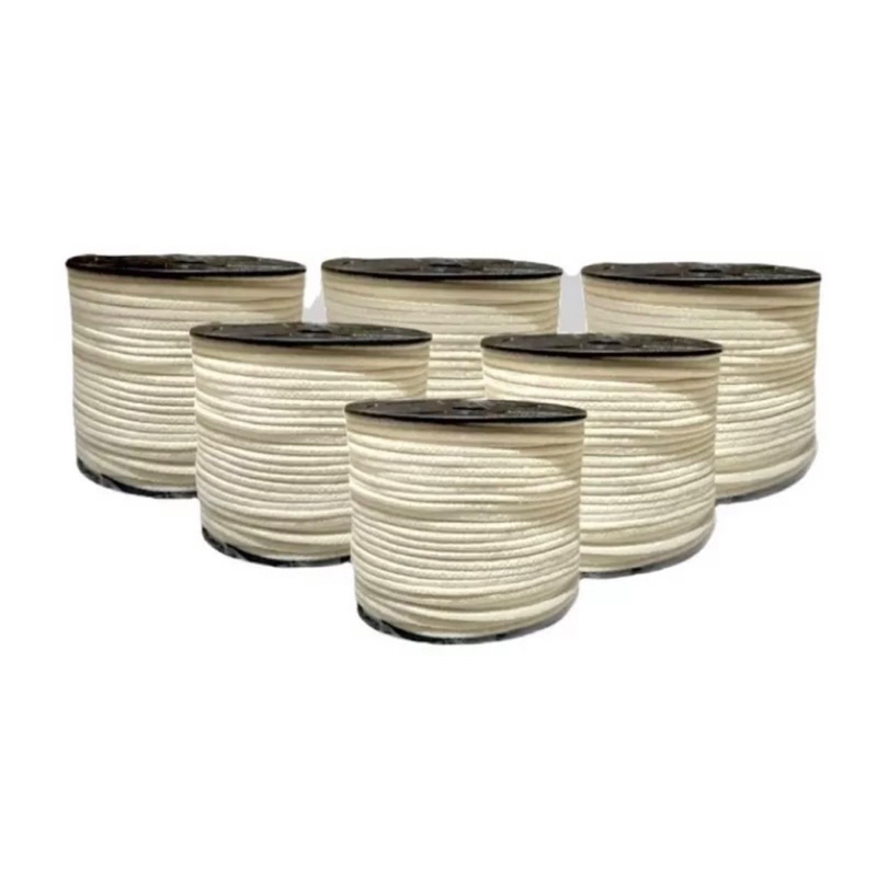 corda/cordão de algodão trançado 4mm 100metros DIVERSAS CORES PROMOCAO