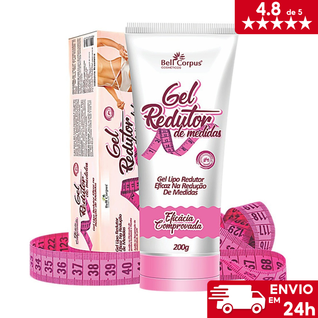 Gel Redutor De Medidas 200g - Bell Corpus Com Cafeína