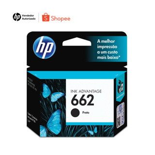 Cartucho HP 662 Original CZ103AB Preto p/ DeskJet 2516, 3516, 3546, 2546, 1516, 4646, 2646 em Oferta na Shopee