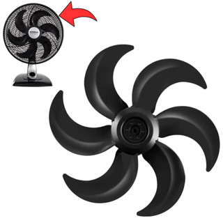 Hélice Ventilador Mondial 40cm 6 Pás MAX POWER VT 41 Preto EIXO Redondo Original