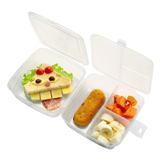 Lancheira Escolar com Trava Marmita Fitness Pote 2 Andares com 4 Divisorias em Oferta na Shopee