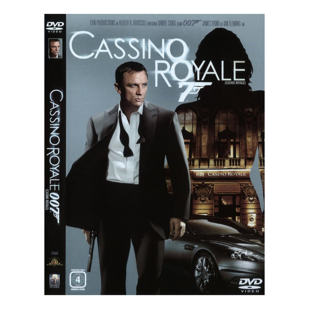Dvd Filme: 007 - Cassino Royale (2006) Dublado E Legendado