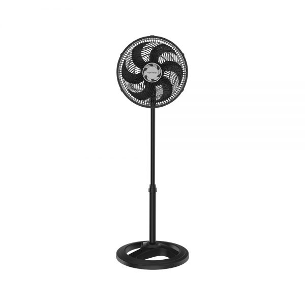 Ventilador de coluna 30cm turbo 6 pás preto (VENTISOL)