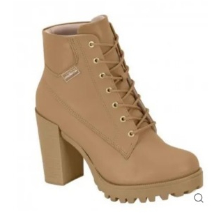 Bota Feminina Bege Cano Curto: Onde Comprar | BuscaProdutos