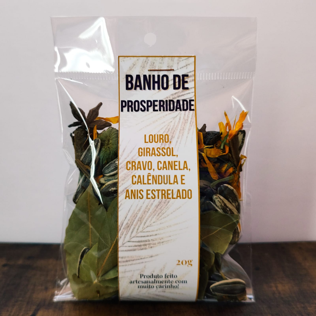 Banho de Prosperidade - Dinheiro e Abundância
