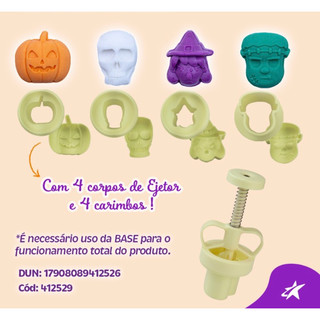 Kit Moldes Halloween Para Ejetor Max - BlueStar em Oferta na Shopee