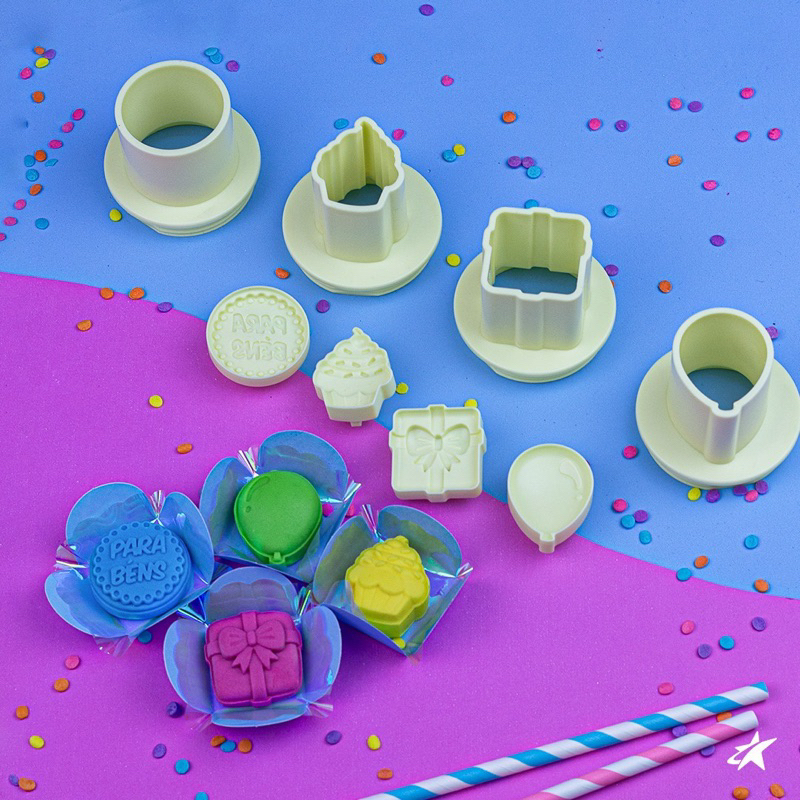 kit Para Ejetor Max Bluestar Parabéns 8 Peças em Oferta na Shopee