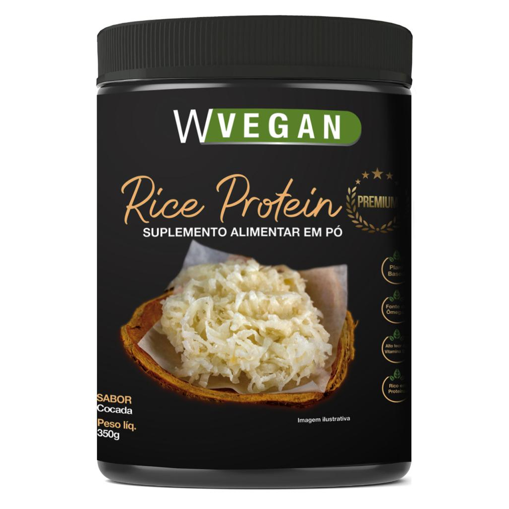 Rice Protein Dha Premium Wvegan - 350g Sabor Cocada