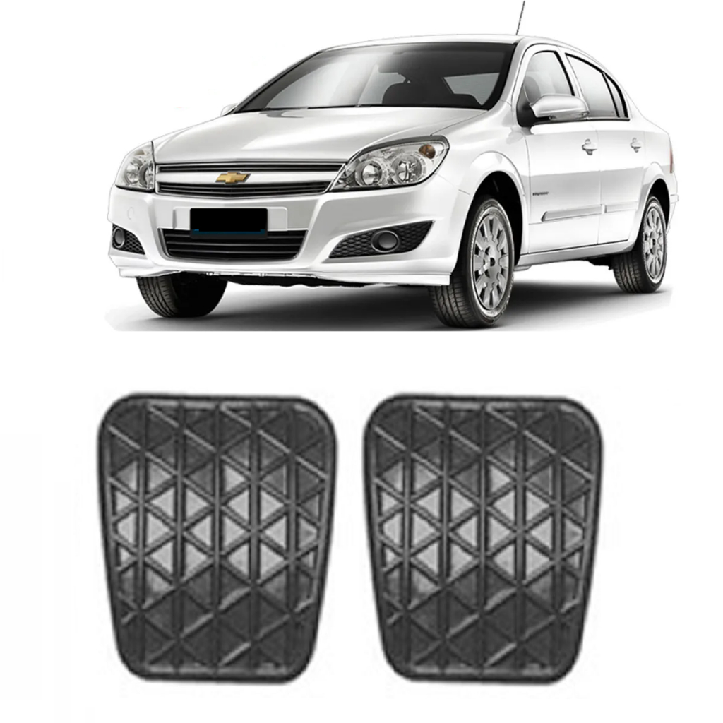 KIT CAPA PARA PEDAL (FREIO + EMBREAGEM) GM ZAFIRA/ MERIVA (TODAS) - 6142