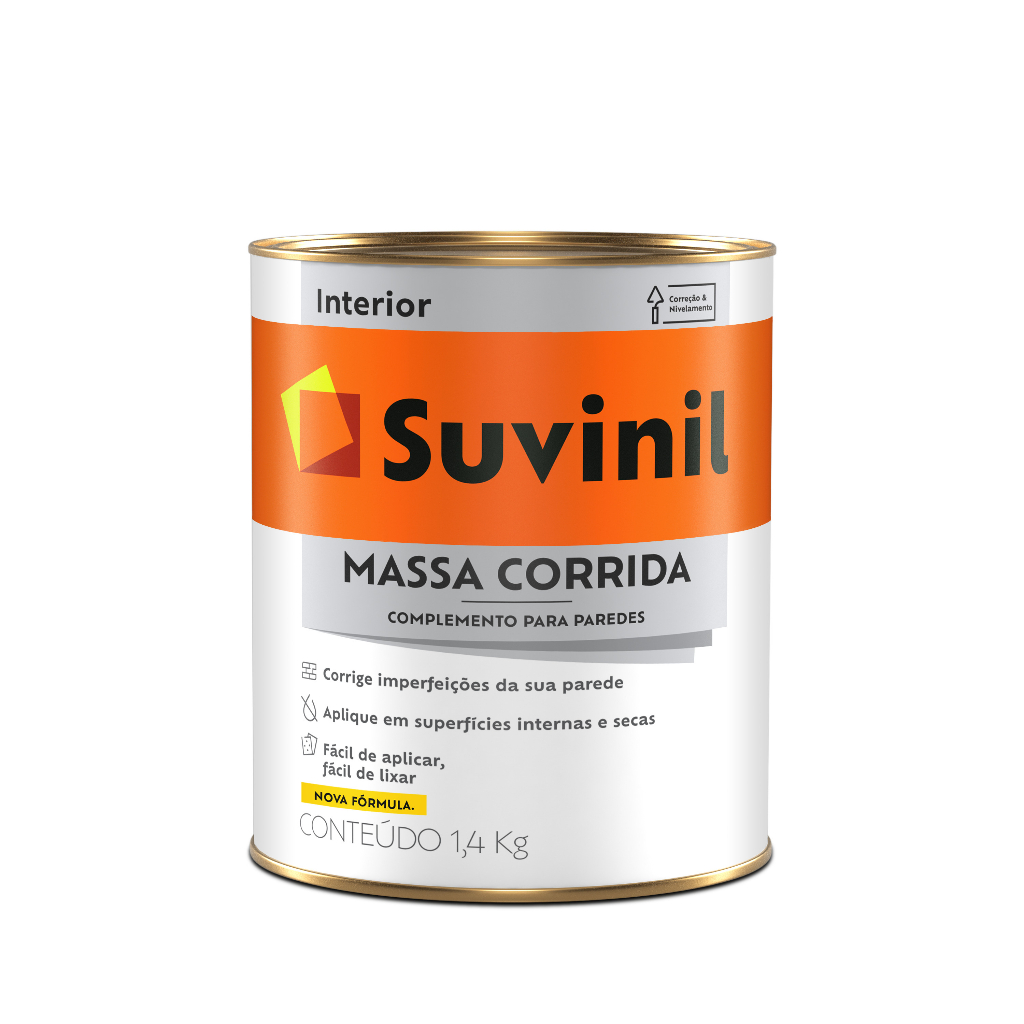 Massa Corrida 1,4kg Parede Massa PVA Tapa furo Suvinil em Oferta na Shopee