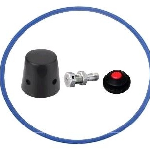 kit reparo panela de pressão 4,5L,1peso, 1pino central, 1borracha guamantec e válvula de segurança borracha