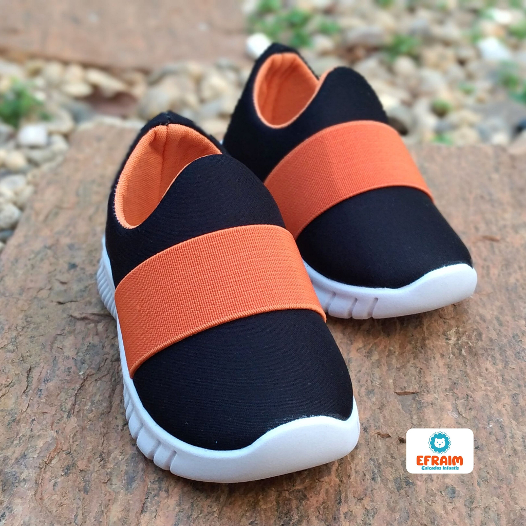 Tenis Infantil Calce Fácil Elastico Confortável