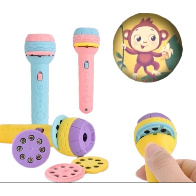 Lanterna Projeção Infantil Imagens Divertidas
