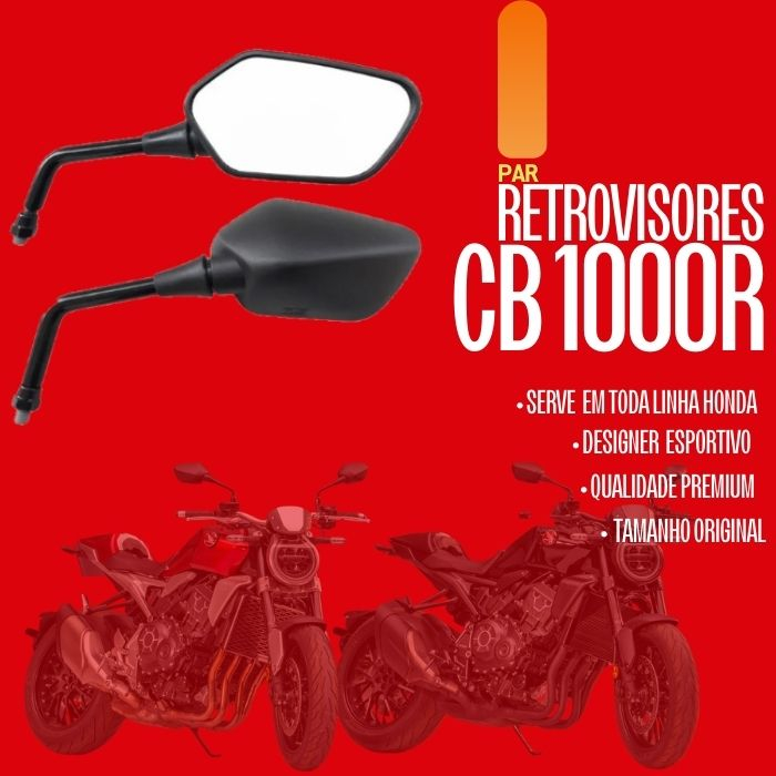 Retrovisor Moto Modelo Cb 1000r Cb 300r Hornet Cb 500 Twister Nx400 Falcon