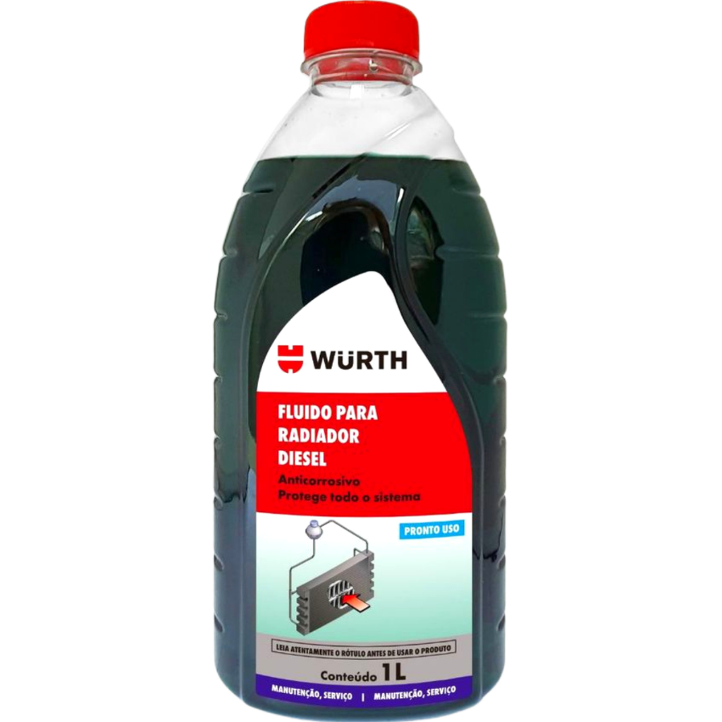 Fluido Para Radiador Proteção Automotivo Diesel Wurth