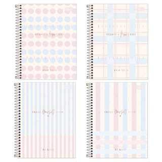 Caderno Colegial Espiral Soho 1 Matéria 80 Folhas 17,7 x 24 cm - Tilibra