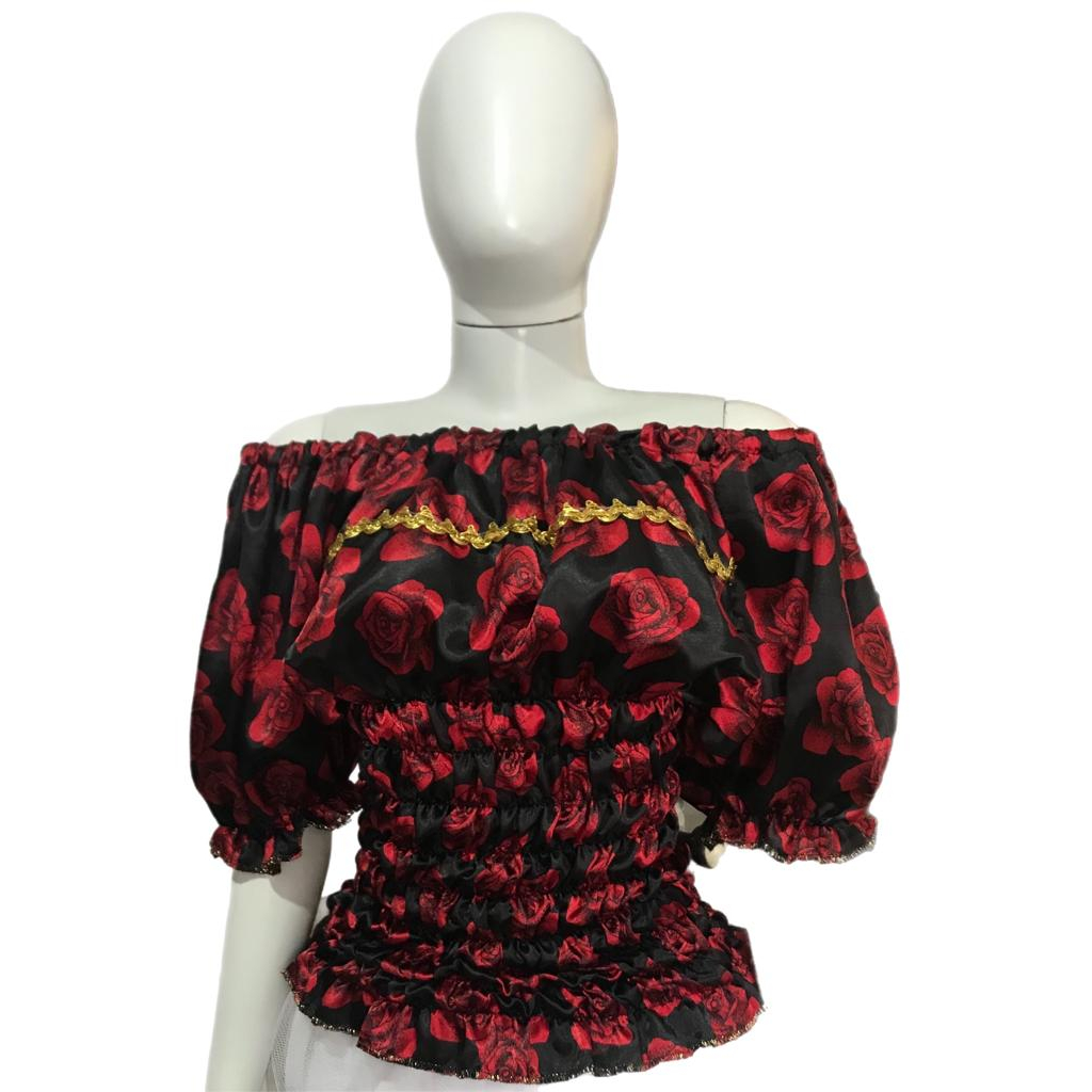 Bata Pombagira Ciganinha Umbanda Candomble Rosas Vermelhas
