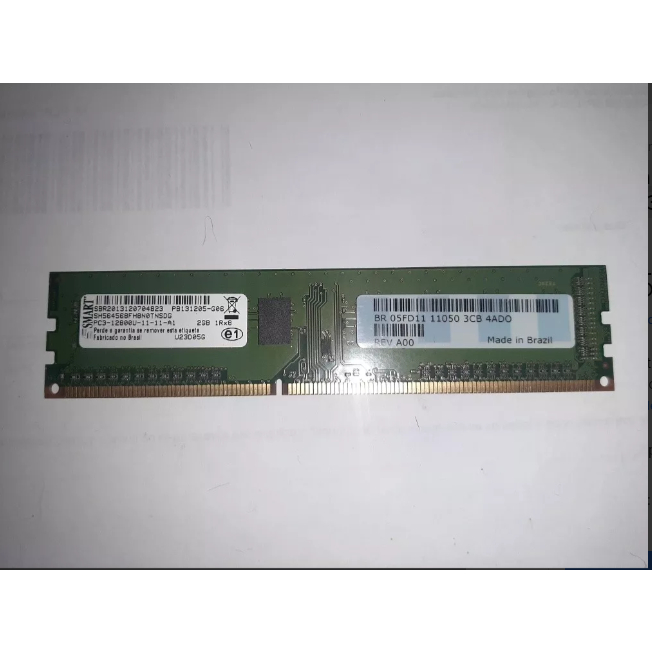 Memória Ram Smart, 2 Gigas, Ddr3, 1333mhz, Para Pcs !