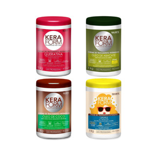 Creme de Tratamento Intensivo Para Cabelo Keraform Rende 50 Aplicações