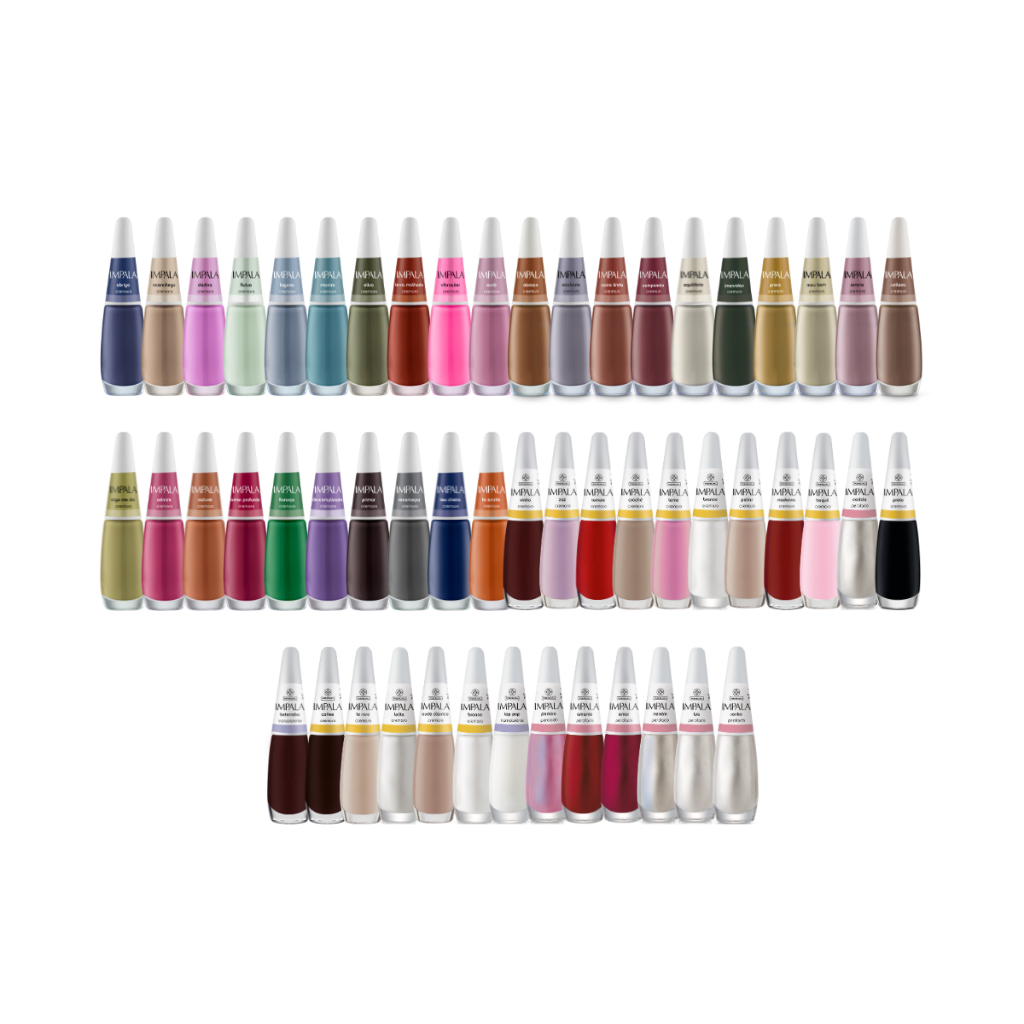 Esmalte Impala Escolha a Sua Cor Unhas Decoradas 1 Unidade Manicure 1 em Oferta na Shopee