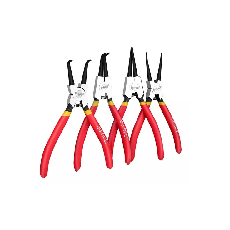 Jogo Kit Alicates Para Trava Anel 4 Peças Interno E Externo em Oferta na Shopee