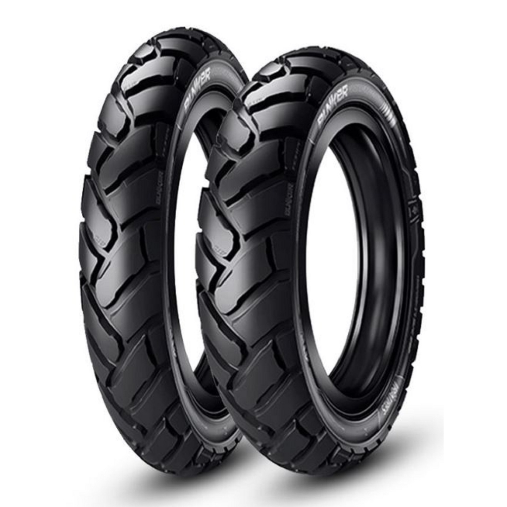 Par de Pneu Titan Fan CG YBR 125 Fazer 150 Traseiro 90/90-18 e Dianteiro 2.75-18 Bunker IRATIRES em Oferta na Shopee