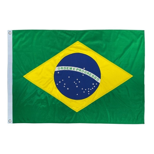 Bandeira Do Brasil Oficial Grande 1,5m X 0,90 Em Poliéster em Oferta na Shopee
