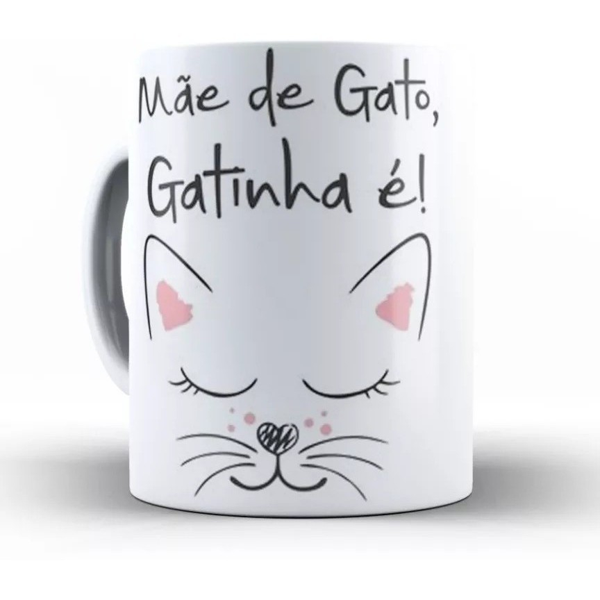 Caneca Mãe de Gato Gatinha é