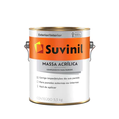 Massa Acrílica 5,5kg Paredes Externas e Internas Suvinil