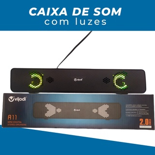 Caixa De Som Para Pc Usb, P3, A11 Notebook smart tv computador