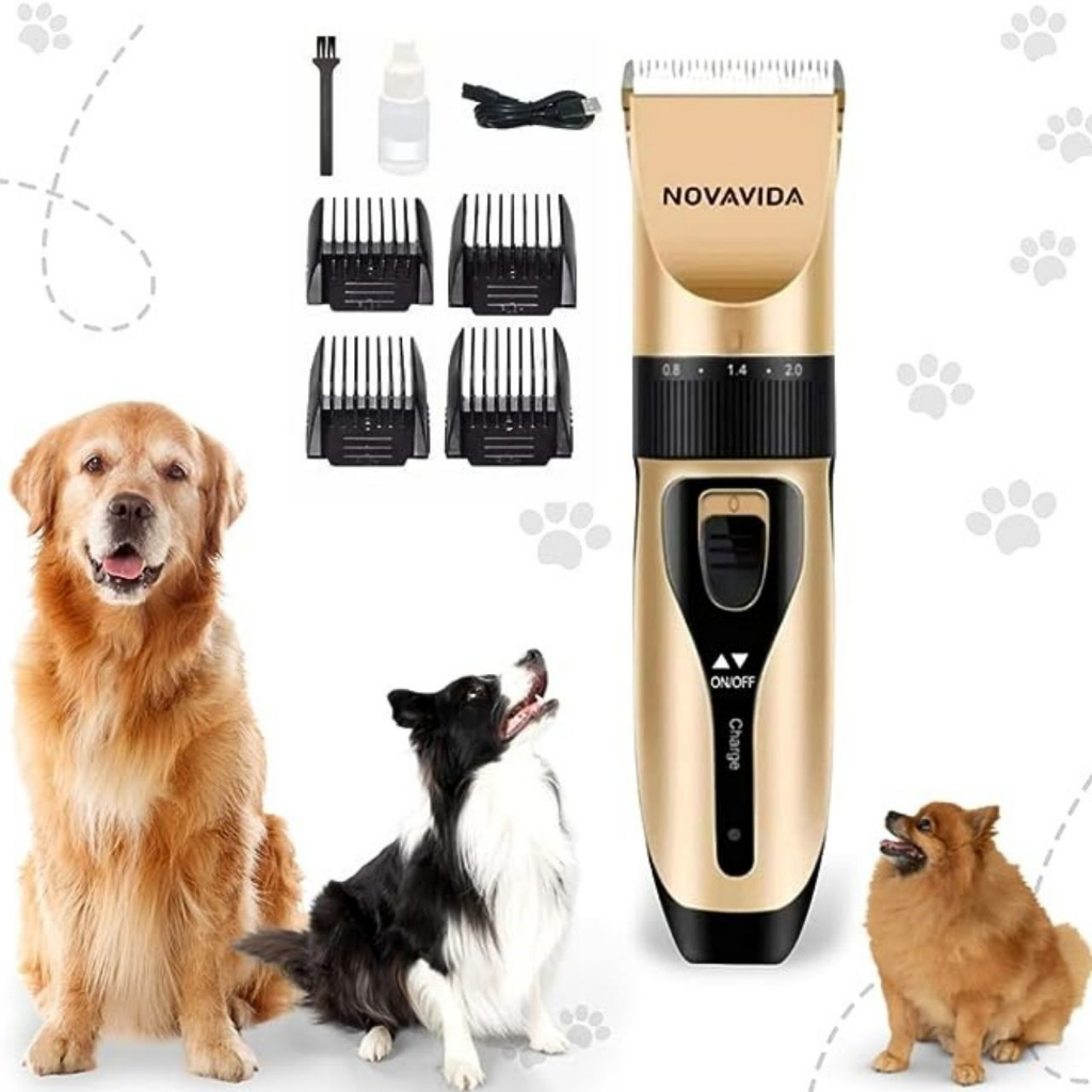 Maquina De Tosar Cachorro Para Pet Recarregável Cães Gatos Pet