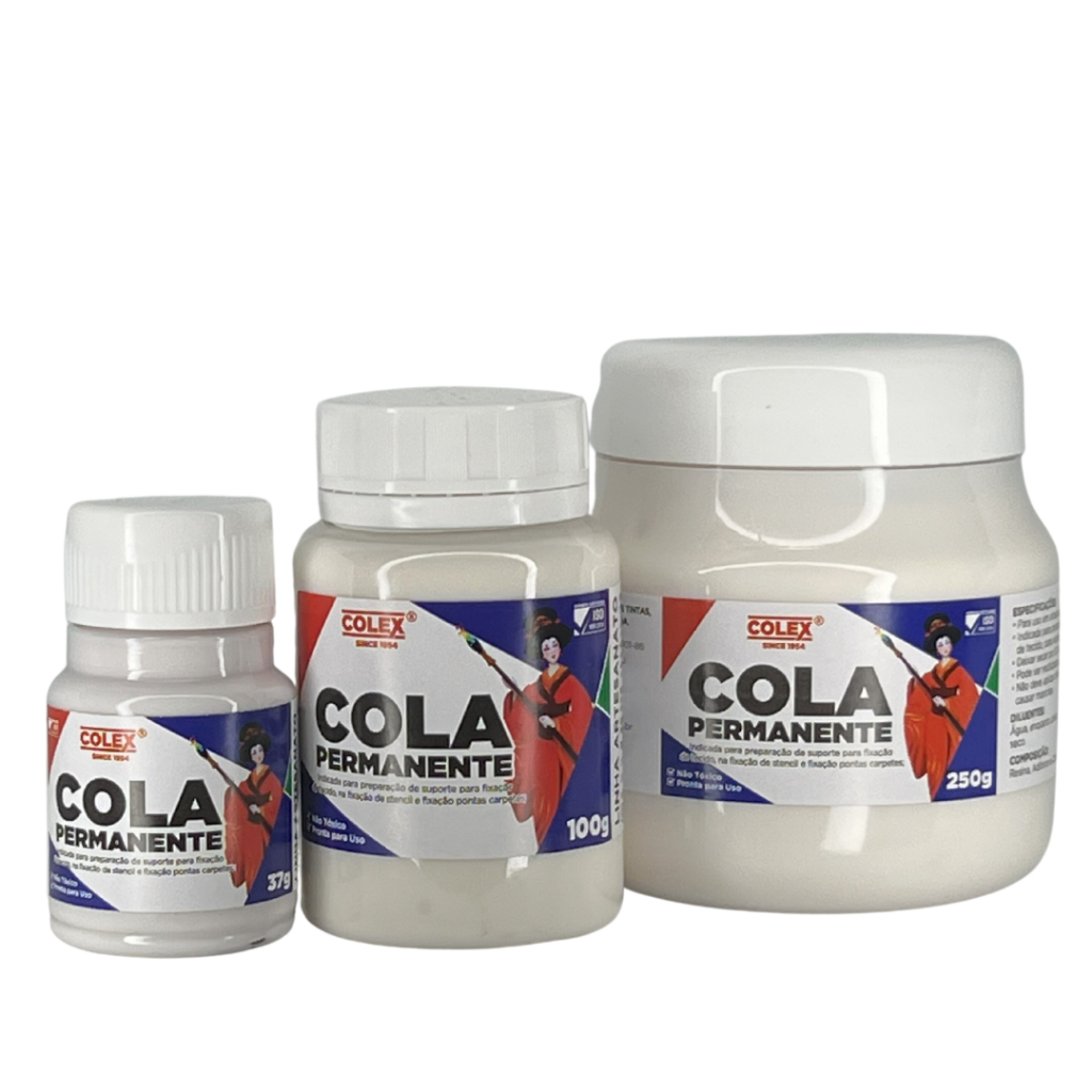 Cola Permanente 100g e 250g - COLEX