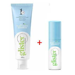 Kit Glister Nova Linha 1 Creme Dental 200gr Pasta de Dente + 1 Spray Refrescante Bucal 14ml Amway