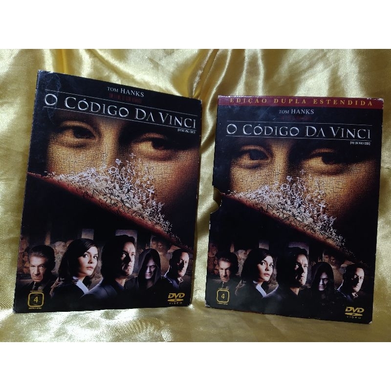 Dvd O Código Da Vince Tom Hanks Com Luva