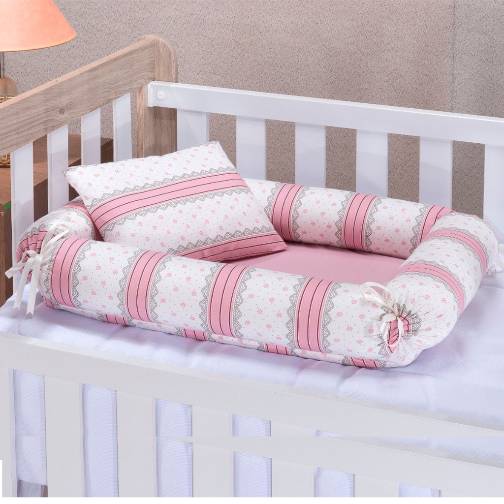 Kit Ninho Redutor para Bebê com Cortina 2x1,50 para Quarto de Bebê, Infantil Promoção Estampas Exclusivas