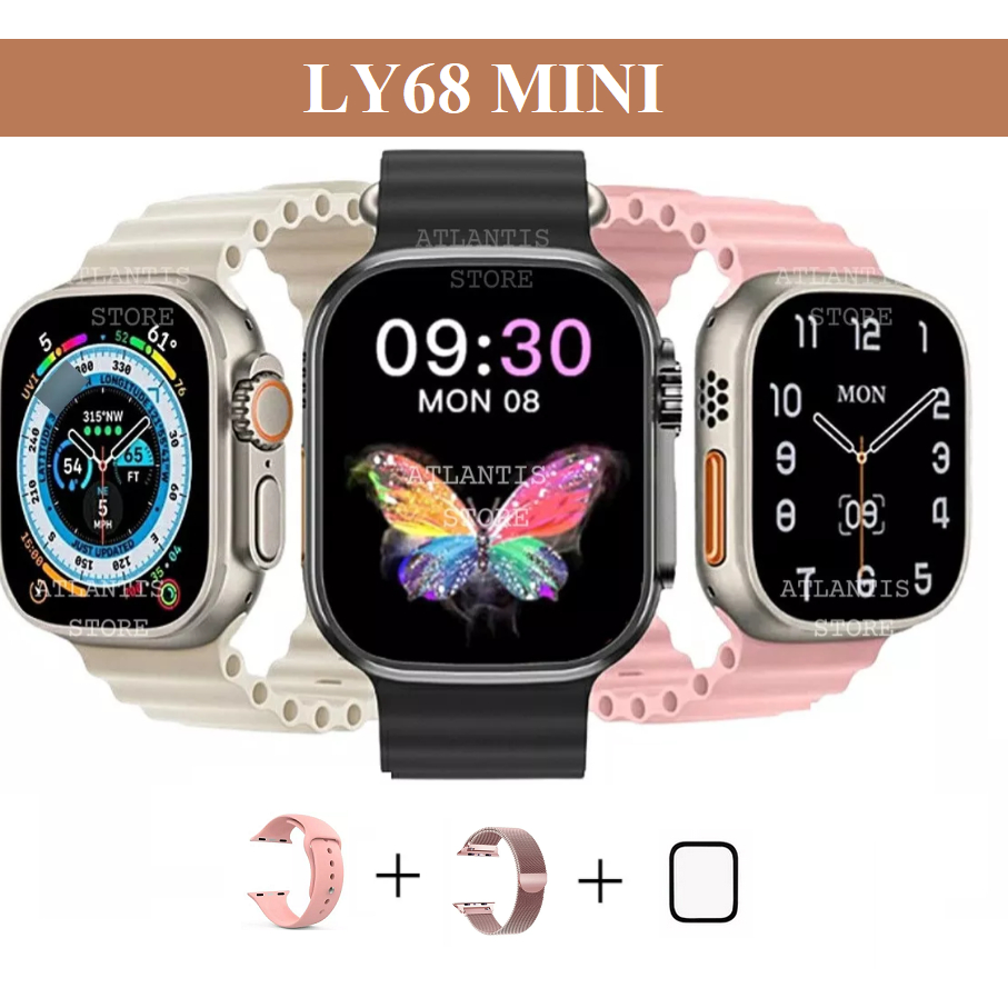 Relógio Smartwatch LY68 Mini 41mm Series 8 Nfc Gps Amoled
