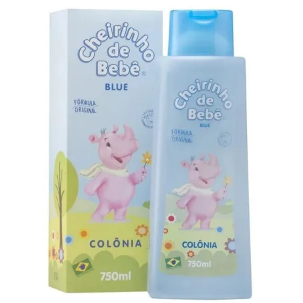 Colônia Cheirinho De Bebê Azul - 750ml Kanitz